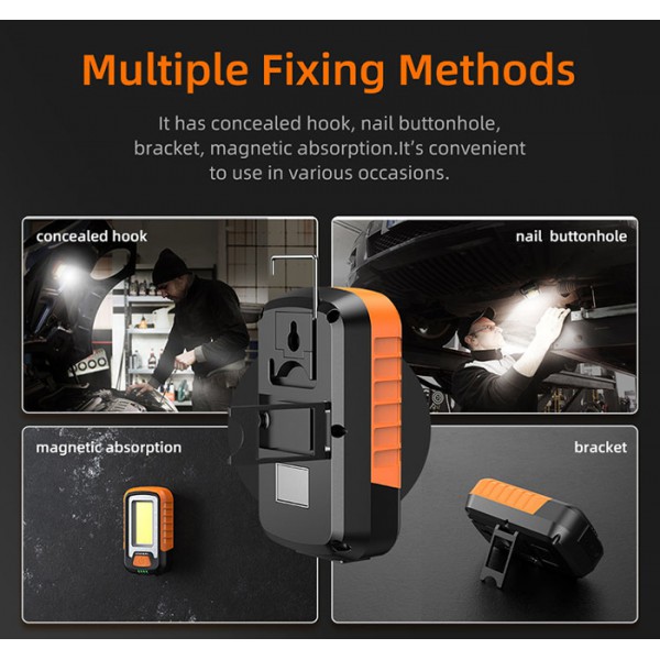 SUPFIRE φακός εργασίας G21, COB LED, 10W, 3600mAh, 650lm, IP43