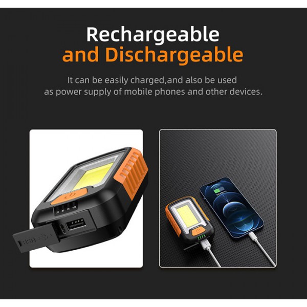 SUPFIRE φακός εργασίας G21, COB LED, 10W, 3600mAh, 650lm, IP43