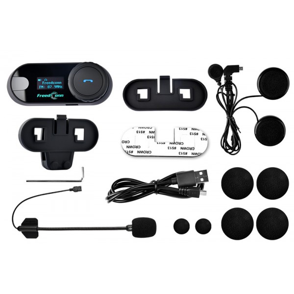 FREEDCONN bluetooth T-COM-SC κράνους με ενδοεπικοινωνία, BT, 800m FREEDCONN bluetooth T-COM-SC κράνους με ενδοεπικοινωνία, BT, 800m