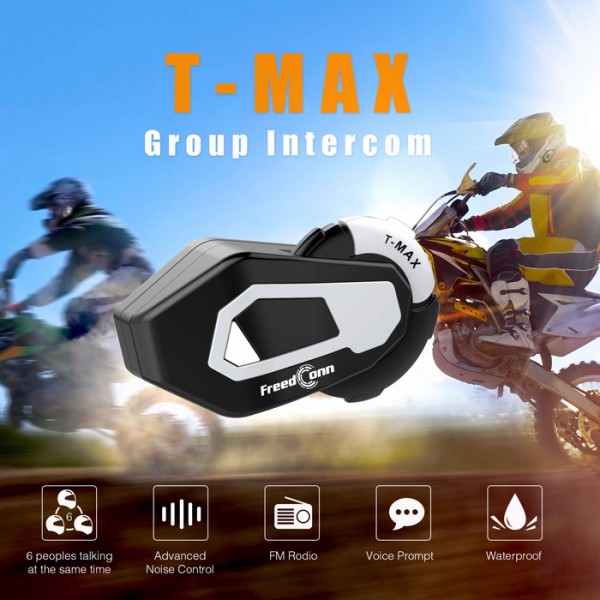 FREEDCONN bluetooth T-MAX-S κράνους με ενδοεπικοινωνία, 1200m FREEDCONN bluetooth T-MAX-S κράνους με ενδοεπικοινωνία, 1200m