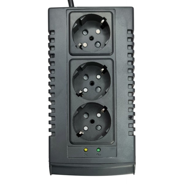 POWERTECH σταθεροποιητής ρεύματος PT-AVR-1500, 1500VA, 3x έξοδοι πρίζας POWERTECH σταθεροποιητής ρεύματος PT-AVR-1500, 1500VA, 3x έξοδοι πρίζας