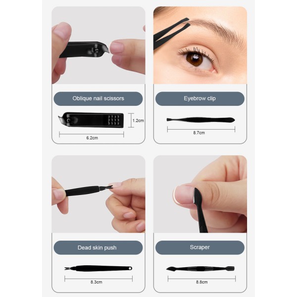 Σετ περιποίησης νυχιών & προσώπου BTHU-0029, με θήκη, 20τμχ Σετ περιποίησης νυχιών & προσώπου BTHU-0029, με θήκη, 20τμχ