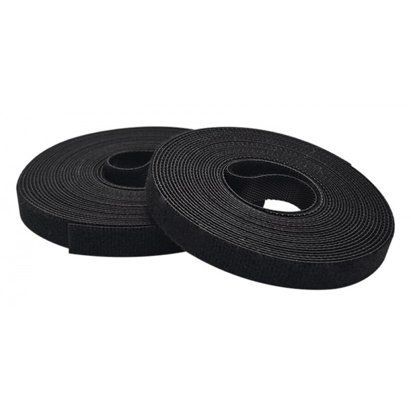 POWERTECH ταινία τύπου velcro πολλαπλών χρήσεων, 25mm, 25m, μαύρο POWERTECH ταινία τύπου velcro πολλαπλών χρήσεων, 25mm, 25m, μαύρο