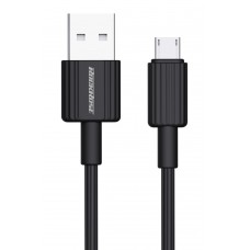 ROCKROSE καλώδιο Micro USB σε USB Arrow AC, 2.4A, 1m, μαύρο
