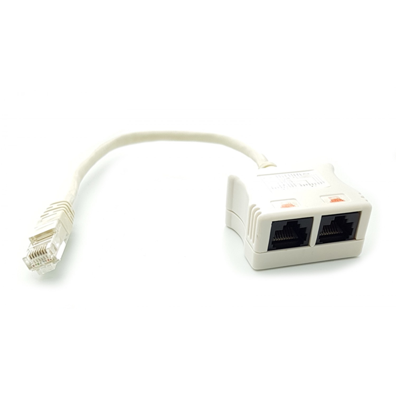 POWERTECH Adapter RJ45 male Cat5e σε 2x RJ45 female CAB-N089, 0.2m