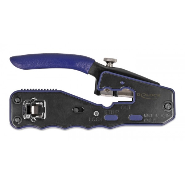 DELOCK πρέσα ακροδεκτών 90577 για καλώδια δικτύου RJ45/8P, με 2 λεπίδες DELOCK πρέσα ακροδεκτών 90577 για καλώδια δικτύου RJ45/8P, με 2 λεπίδες