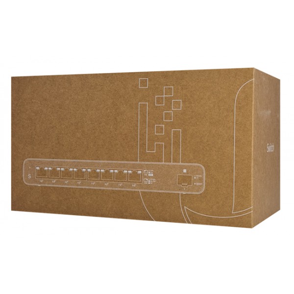 UBIQUITI Switch UISP, 8-Port Gigabit, 10/100/1000 Mbps, PoE UBIQUITI Switch UISP, 8-Port Gigabit, 10/100/1000 Mbps, PoE