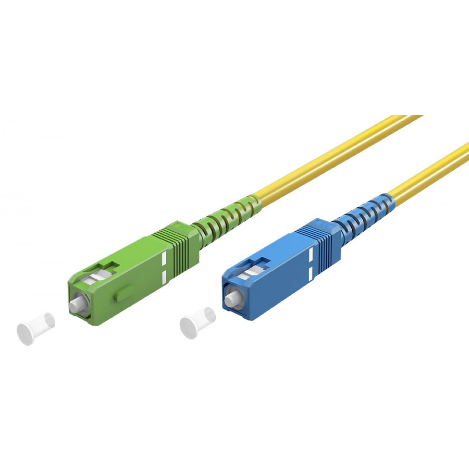GOOBAY καλώδιο οπτικής ίνας SC-APC σε SC-UPC 59657, OS2, 0.5m, κίτρινο GOOBAY καλώδιο οπτικής ίνας SC-APC σε SC-UPC 59657, OS2, 0.5m, κίτρινο