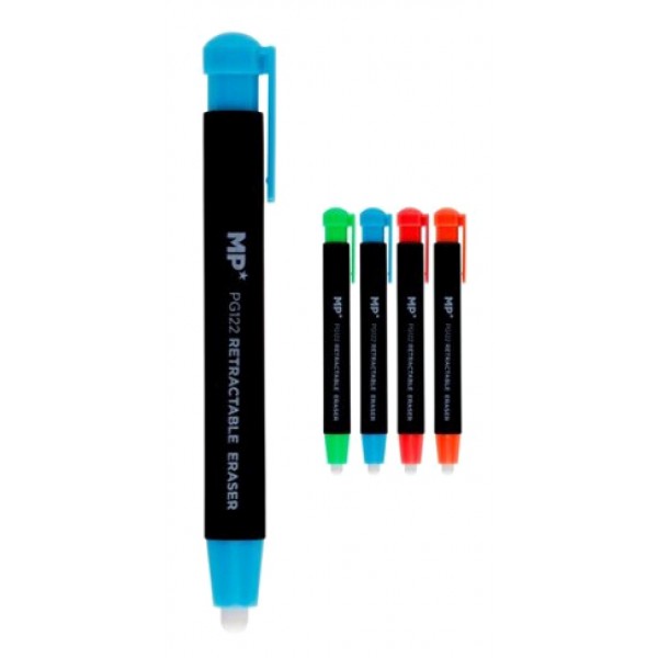 MP μηχανική γόμα στυλό PG122, 2x ανταλλακτικά, διάφορα χρώματα MP μηχανική γόμα στυλό PG122, 2x ανταλλακτικά, διάφορα χρώματα