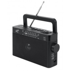 LTC φορητό ραδιόφωνο & ηχείο LXLTC2028C, BT/USB/TF/AUX, μαύρο