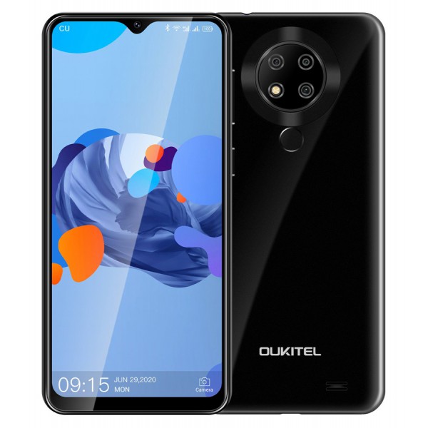 OUKITEL Smartphone C19 Pro, 6.49", 4/64GB, Android 10 Go Edition, μαύρο