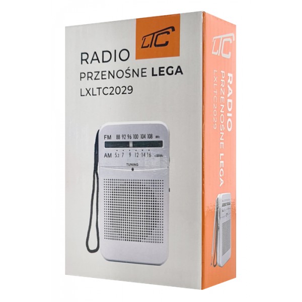 LTC φορητό ραδιόφωνο LXLTC2029 με θύρα ακουστικών 3.5mm, γκρι LTC φορητό ραδιόφωνο LXLTC2029 με θύρα ακουστικών 3.5mm, γκρι