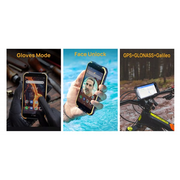 ULEFONE smartphone Armor X6 Pro, 5", 4/32GB, IP68/IP69K, 4000mAh, μαύρο