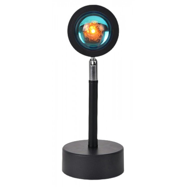 LED φωτιστικό sunset ZD67C, 4 εφέ φωτισμού, 180°, 2.5W, μαύρο