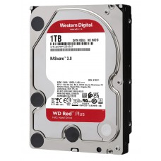 WD σκληρός δίσκος NAS 3.5" Red Plus, 1TB, 64MB cache, 5400RPM, SATA III