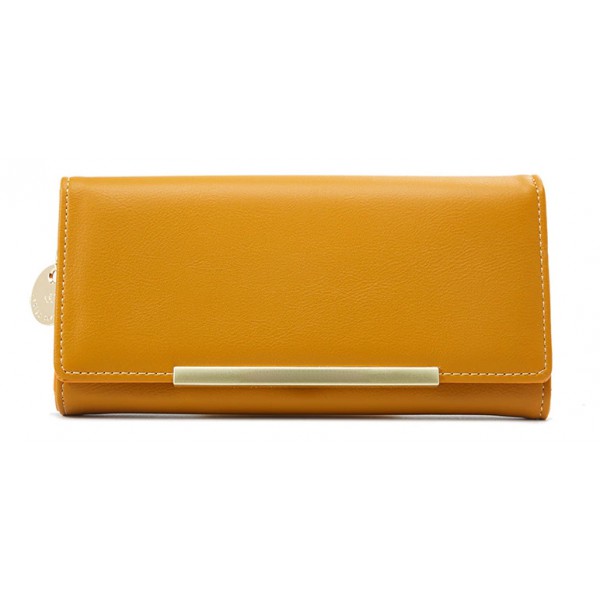 ROXXANI γυναικείο πορτοφόλι LBAG-0013, κίτρινο ROXXANI γυναικείο πορτοφόλι LBAG-0013, κίτρινο
