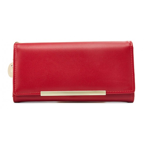 ROXXANI γυναικείο πορτοφόλι LBAG-0014, κόκκινο