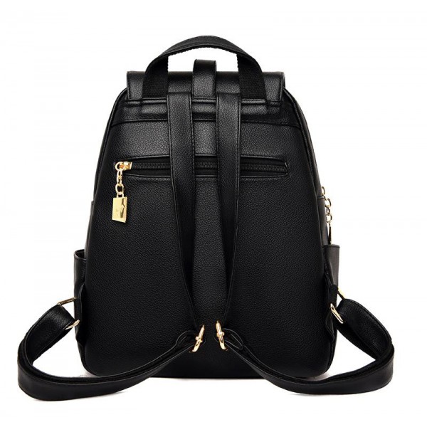 BALIDAISHU γυναικεία τσάντα πλάτης LBAG-0009, μαύρη