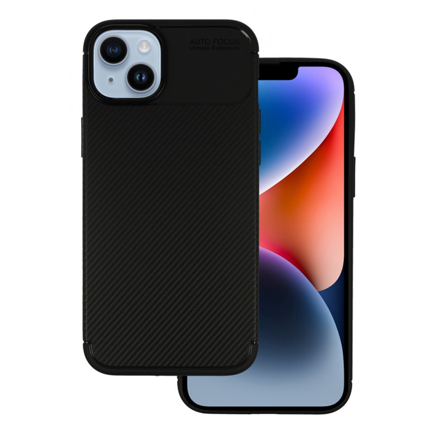 VENNUS Θήκη Carbon Elite VNS-0056 για iPhone 14 Plus, μαύρη VENNUS Θήκη Carbon Elite VNS-0056 για iPhone 14 Plus, μαύρη
