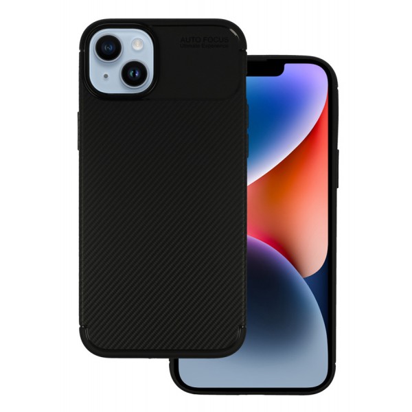 VENNUS Θήκη Carbon Elite VNS-0056 για iPhone 14 Plus, μαύρη VENNUS Θήκη Carbon Elite VNS-0056 για iPhone 14 Plus, μαύρη