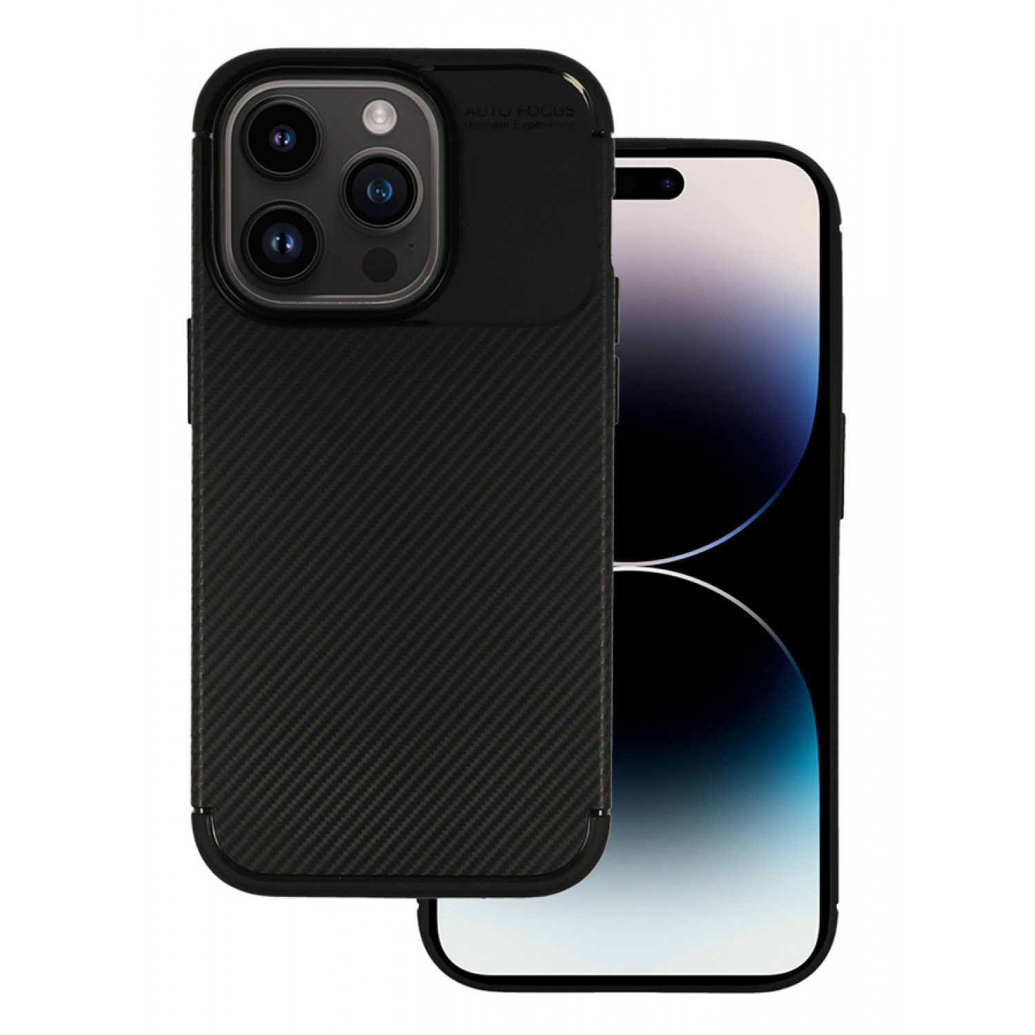 VENNUS Θήκη Carbon Elite VNS-0057 για iPhone 14 Pro, μαύρη VENNUS Θήκη Carbon Elite VNS-0057 για iPhone 14 Pro, μαύρη