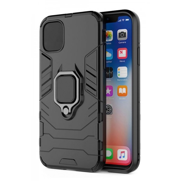 POWERTECH Θήκη Ring Armor MOB-1749 για iPhone 14 Pro Max, μαύρη POWERTECH Θήκη Ring Armor MOB-1749 για iPhone 14 Pro Max, μαύρη