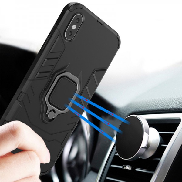 POWERTECH Θήκη Ring Armor MOB-1749 για iPhone 14 Pro Max, μαύρη POWERTECH Θήκη Ring Armor MOB-1749 για iPhone 14 Pro Max, μαύρη