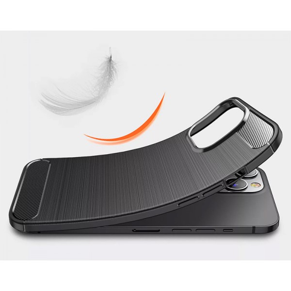 POWERTECH θήκη Carbon MOB-1740 για Realme 9i, μαύρη