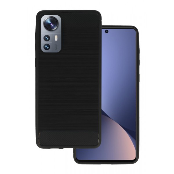 POWERTECH θήκη Carbon MOB-1742 για Xiaomi 12/12X, μαύρη