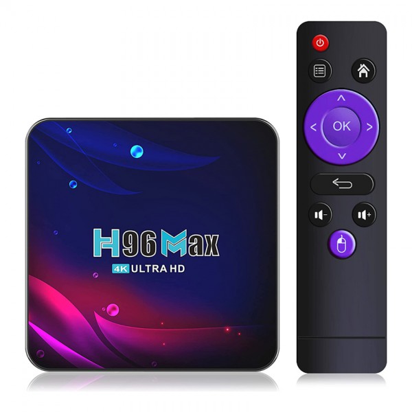 TV Box H96 Max V11, 4K, RK3318, 4/32GB, WiFi 2.4/5GHz, Android 11 TV Box H96 Max V11, 4K, RK3318, 4/32GB, WiFi 2.4/5GHz, Android 11