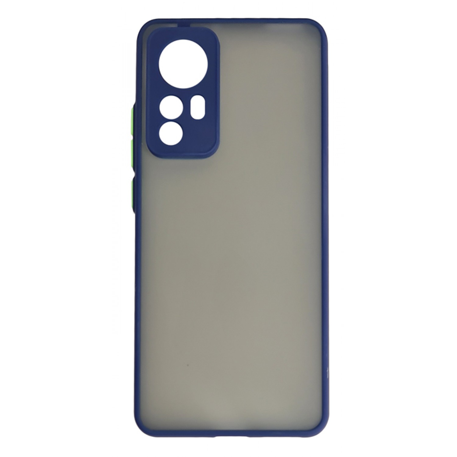 POWERTECH Θήκη Color Button MOB-1759 για Xiaomi 12/12X, μπλε POWERTECH Θήκη Color Button MOB-1759 για Xiaomi 12/12X, μπλε