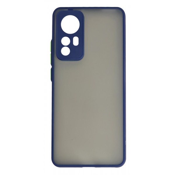 POWERTECH Θήκη Color Button MOB-1759 για Xiaomi 12/12X, μπλε POWERTECH Θήκη Color Button MOB-1759 για Xiaomi 12/12X, μπλε