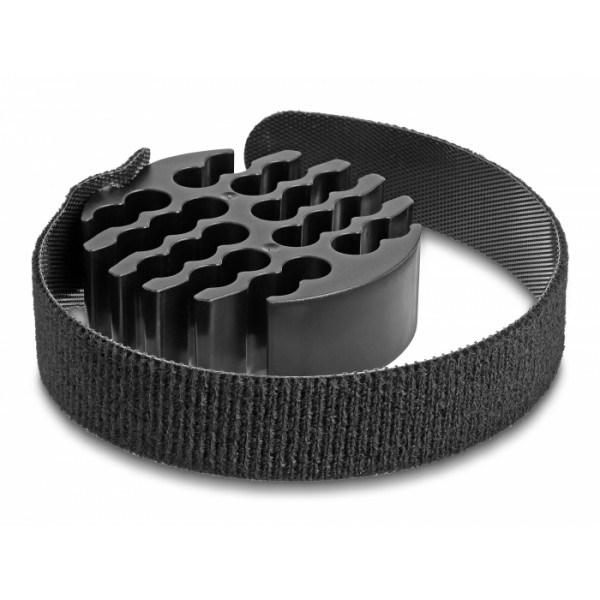 DELOCK οργανωτής καλωδίων 66057 με δεματικό τύπου velcro, 24 καλωδίων DELOCK οργανωτής καλωδίων 66057 με δεματικό τύπου velcro, 24 καλωδίων