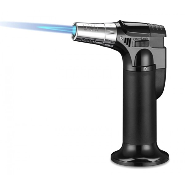 Φλόγιστρο υγραερίου AG306E με βάση, μαύρο Φλόγιστρο υγραερίου AG306E με βάση, μαύρο