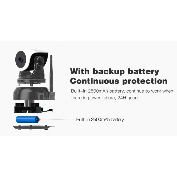 VSTARCAM smart IP κάμερα CS24B, 3MP, WiFi, battery backup VSTARCAM smart IP κάμερα CS24B, 3MP, WiFi, battery backup
