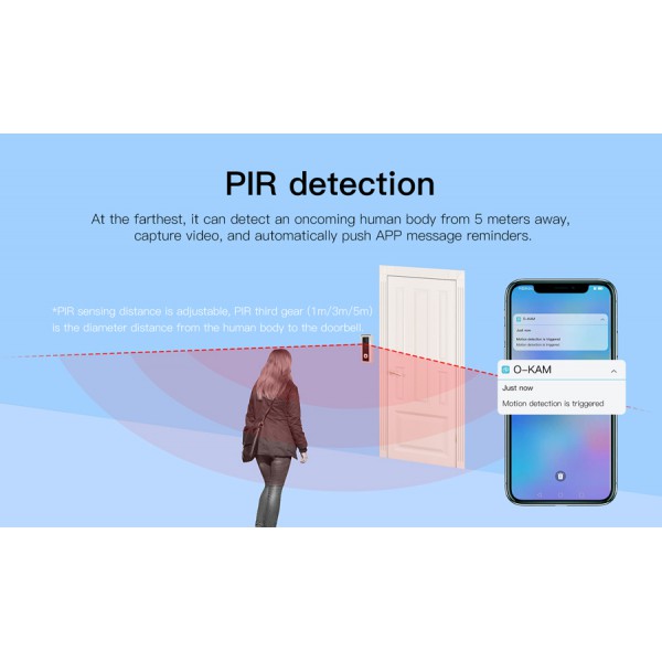 VSTARCAM smart κουδούνι με κάμερα DB6, Wi-Fi, 1080p, PIR, IP65, 5000mAh VSTARCAM smart κουδούνι με κάμερα DB6, Wi-Fi, 1080p, PIR, IP65, 5000mAh