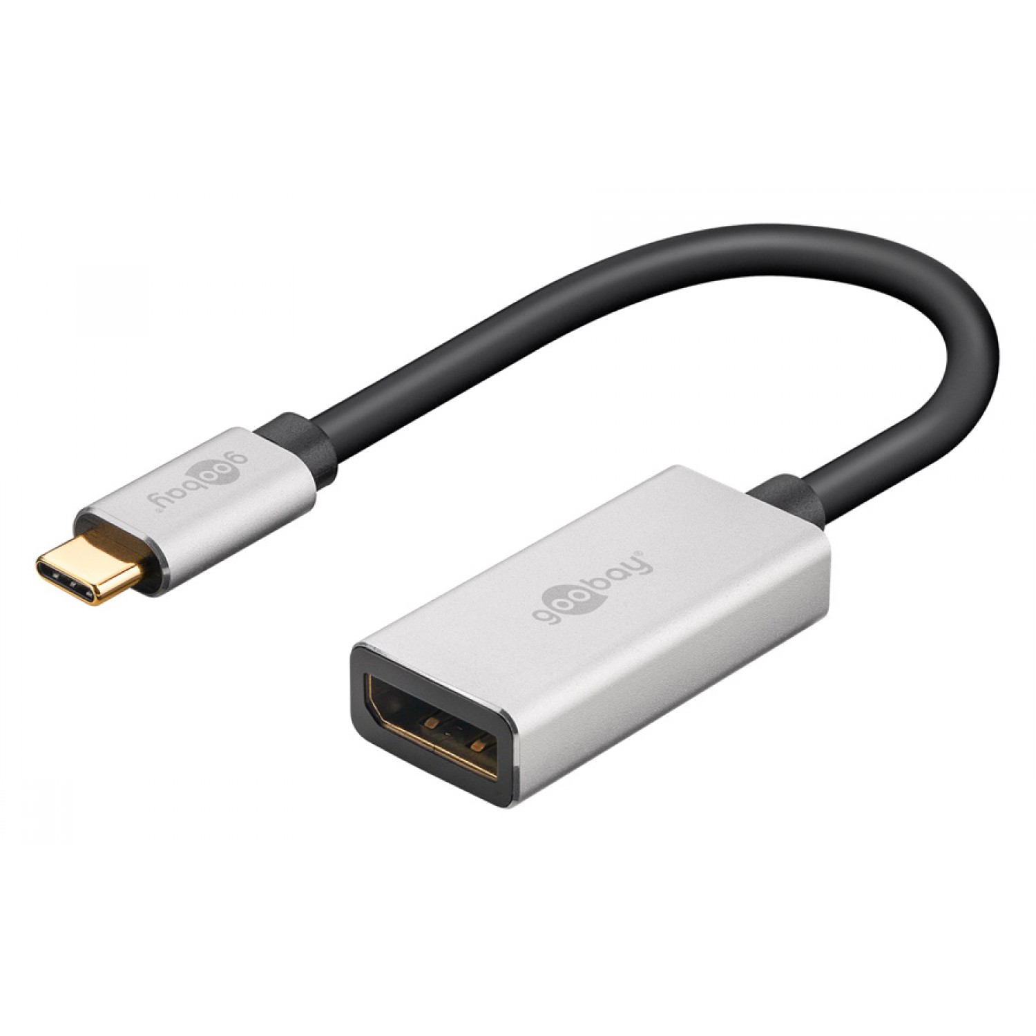 GOOBAY αντάπτορας USB-C σε DisplayPort 60195, 8K/30Hz, 4K/120Hz, γκρι GOOBAY αντάπτορας USB-C σε DisplayPort 60195, 8K/30Hz, 4K/120Hz, γκρι