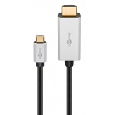 GOOBAY καλώδιο USB-C σε HDMI 60175, HDR, 8K, 4K/120Hz, 3m, μαύρο