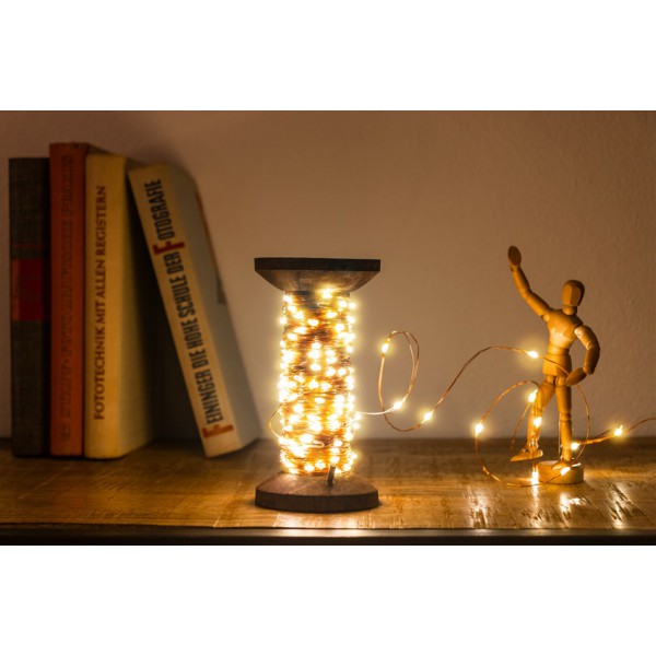 GOOBAY LED φωτιστικό Yarn Spool 60342, 2700K, 100 LEDs, USB, 15m