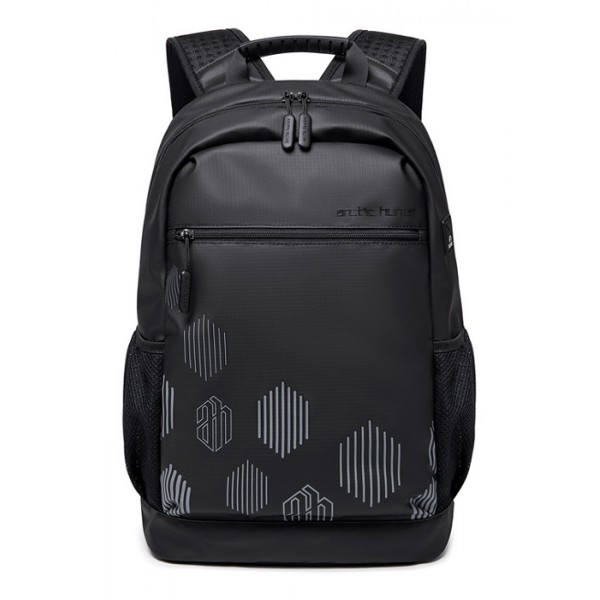 ARCTIC HUNTER τσάντα πλάτης B00489 με θήκη laptop 15.6", μαύρη ARCTIC HUNTER τσάντα πλάτης B00489 με θήκη laptop 15.6", μαύρη