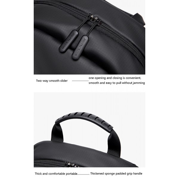 ARCTIC HUNTER τσάντα πλάτης B00489 με θήκη laptop 15.6", μαύρη ARCTIC HUNTER τσάντα πλάτης B00489 με θήκη laptop 15.6", μαύρη
