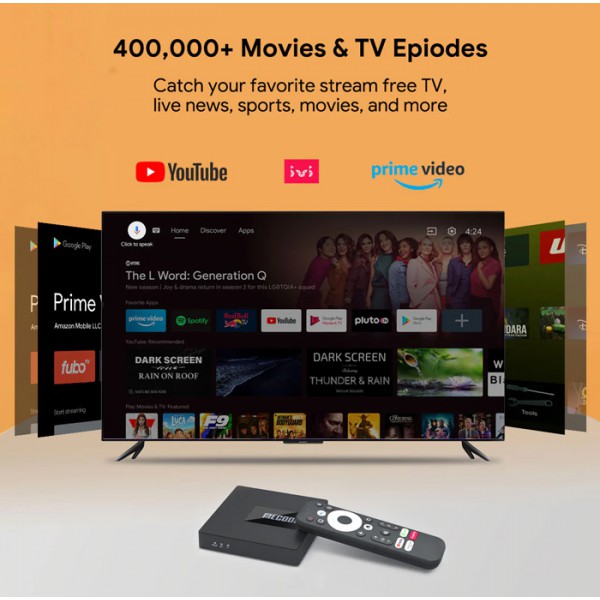 MECOOL TV Box KM7, Google certificate, 4K, Wi-Fi, Android 11 MECOOL TV Box KM7, Google certificate, 4K, Wi-Fi, Android 11