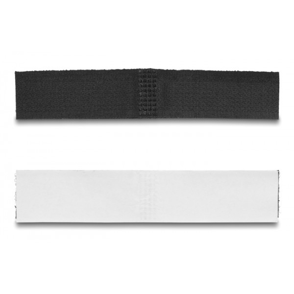 DELOCK αυτοκόλλητα δεματικά καλωδίων 19098, τύπου Velcro, μαύρο, 10τμχ DELOCK αυτοκόλλητα δεματικά καλωδίων 19098, τύπου Velcro, μαύρο, 10τμχ
