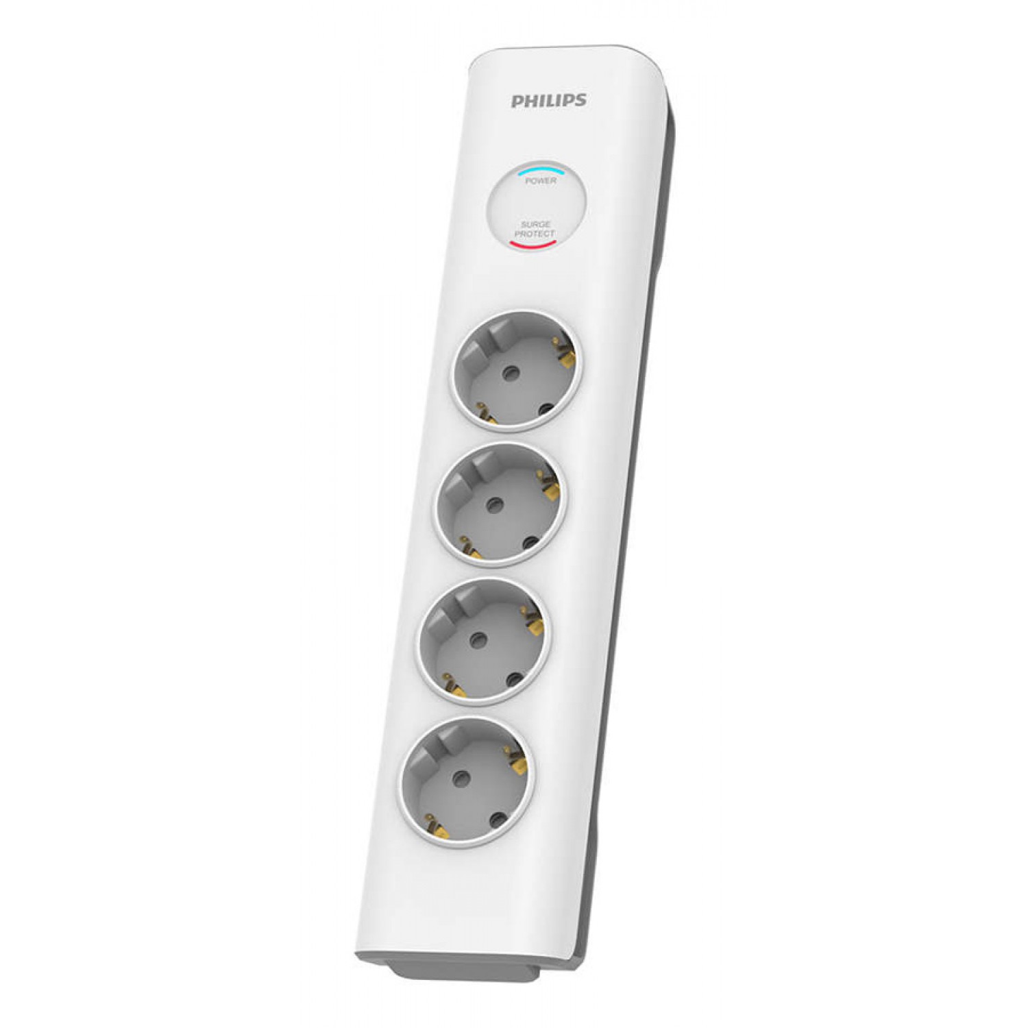 PHILIPS πολύπριζο ασφαλείας SPN7040WA, 4x schuko 16A, 2m, λευκό PHILIPS πολύπριζο ασφαλείας SPN7040WA, 4x schuko 16A, 2m, λευκό