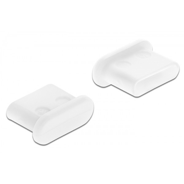 DELOCK κάλυμμα προστασίας για θύρα USB-C 64095, λευκό, 10τμχ DELOCK κάλυμμα προστασίας για θύρα USB-C 64095, λευκό, 10τμχ