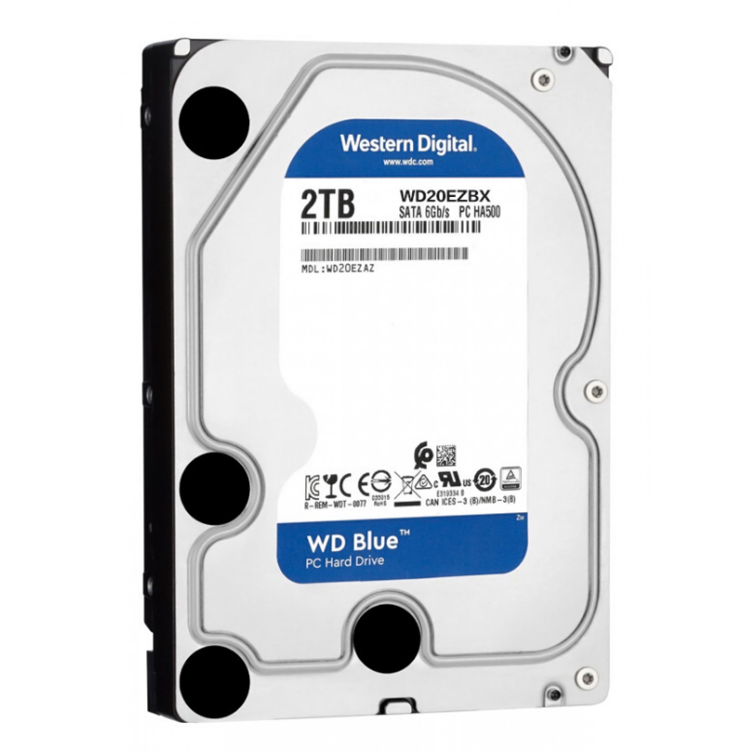 WD Blue σκληρός δίσκος WD20EZBX 2TB, 3.5", 256MB Cache, 7200RPM, 6Gb/s