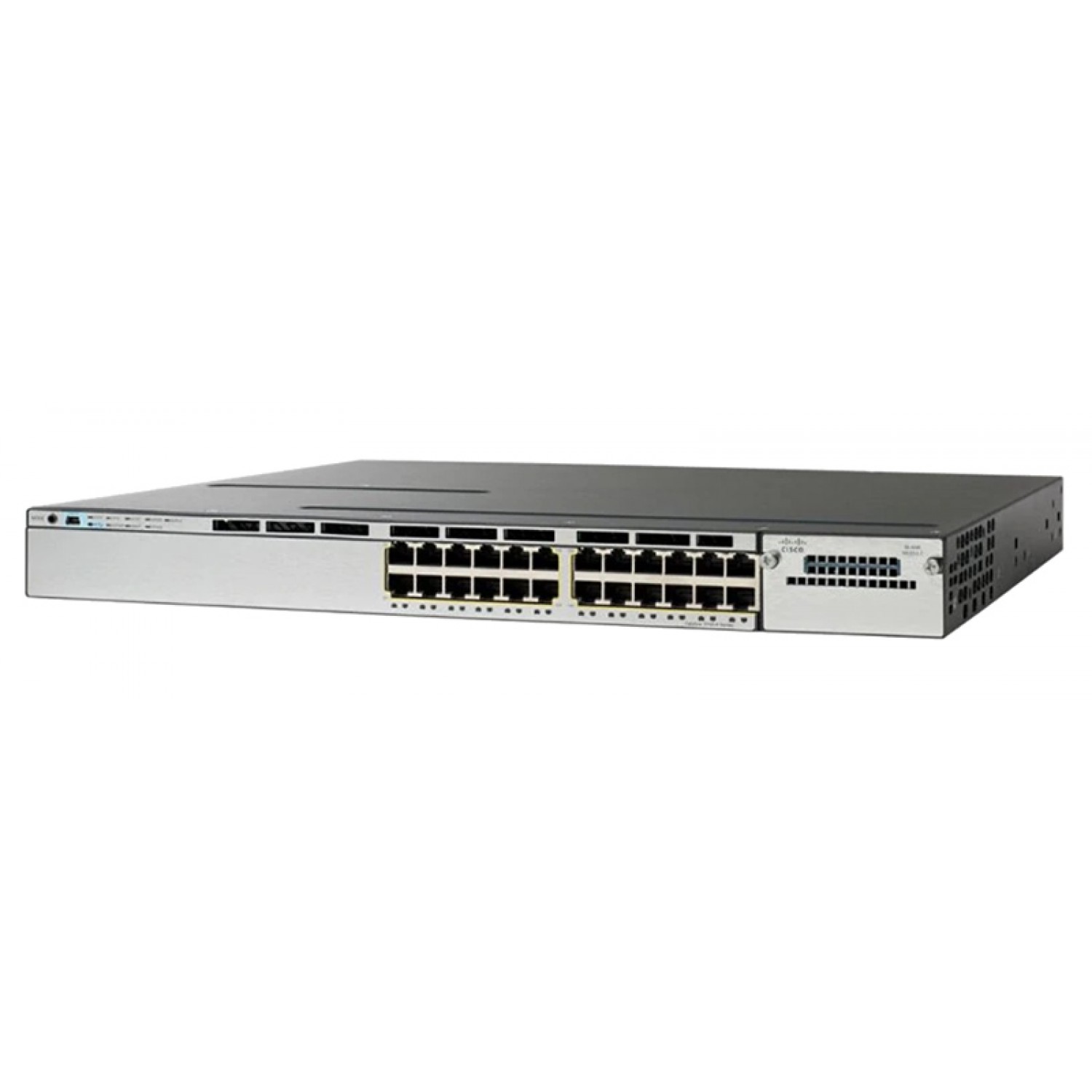 CISCO used Switch Catalyst WS-C3750X-24T-L, 24x 10/100/1000 Ports
