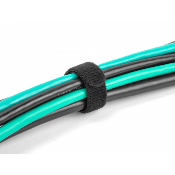 DELOCK δεματικά καλωδίων 19011, τύπου velcro, 12x200mm, μαύρα, 10τμχ DELOCK δεματικά καλωδίων 19011, τύπου velcro, 12x200mm, μαύρα, 10τμχ