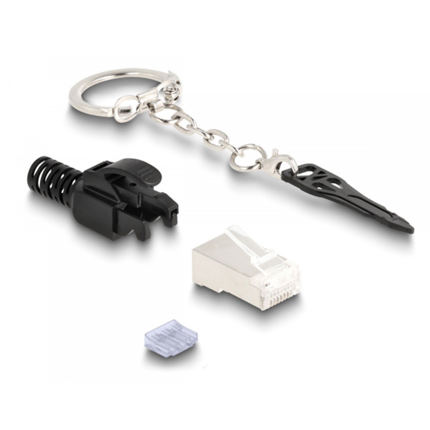 DELOCK σετ βυσμάτων RJ45 Cat 6a 66988 με κλείδωμα, μεταλλικό, 10τμχ DELOCK σετ βυσμάτων RJ45 Cat 6a 66988 με κλείδωμα, μεταλλικό, 10τμχ