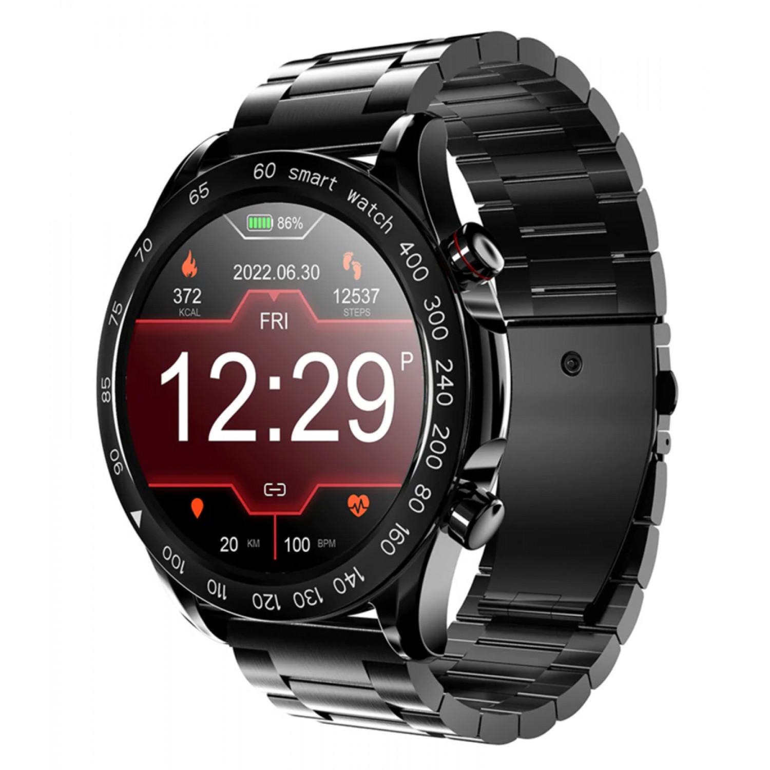 HIFUTURE smartwatch FutureGo Pro, 1.32", 3ATM, heart rate, μαύρο HIFUTURE smartwatch FutureGo Pro, 1.32", 3ATM, heart rate, μαύρο
